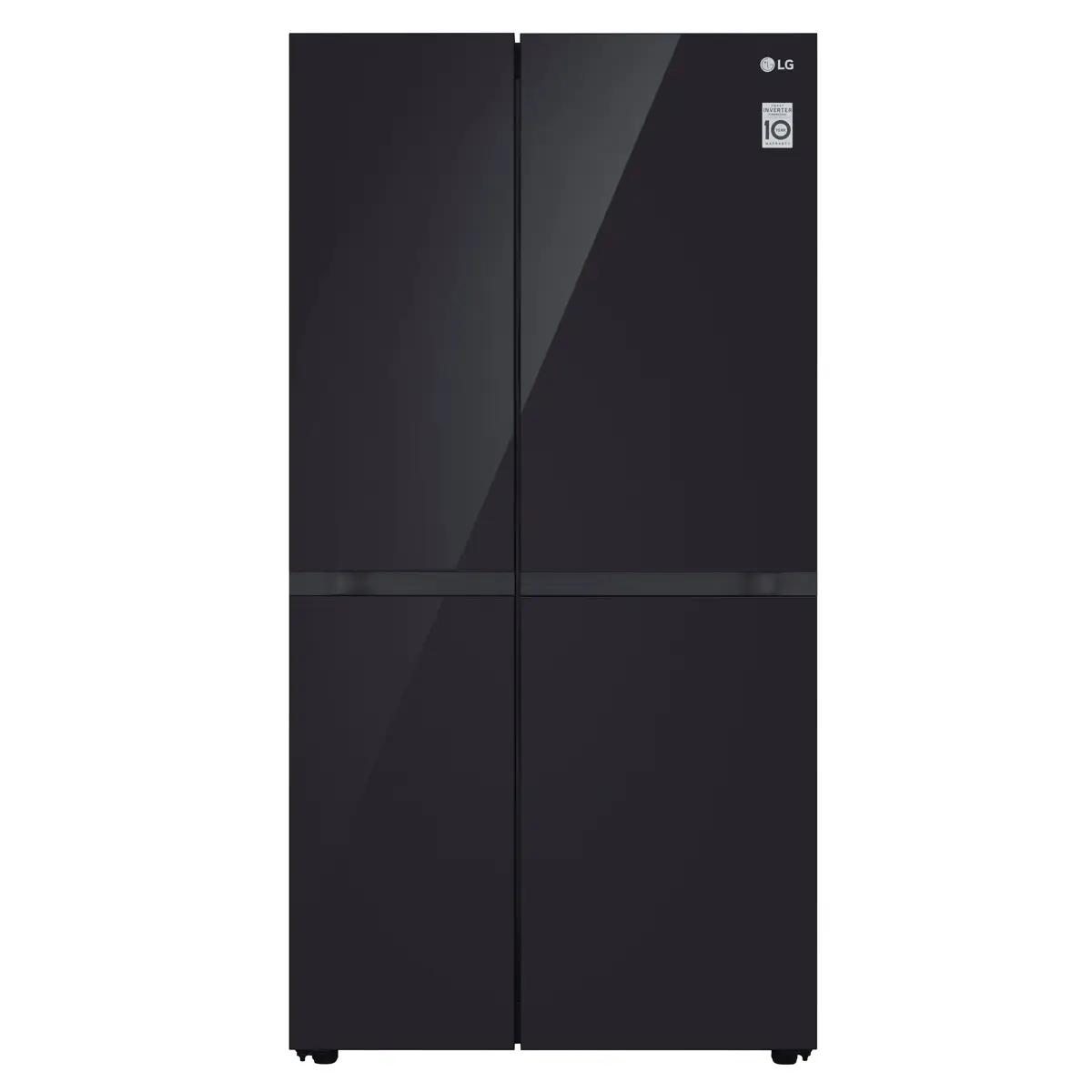 LG Side By Side French Door Refrigerator, GR-B267DBM3 (Black Mirror, 650 L)