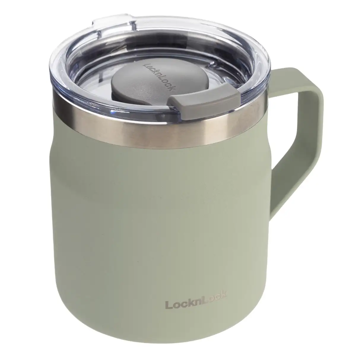 LocknLock Metro Mug Stainless Steel Insulated Mug (355 ml, Mint)