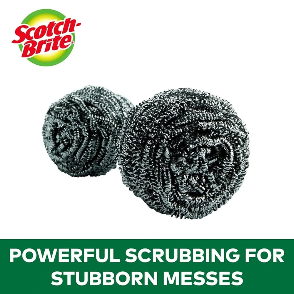3M Scotch-Brite Stainless Steel Spiral Cleaners (Pack of 2)