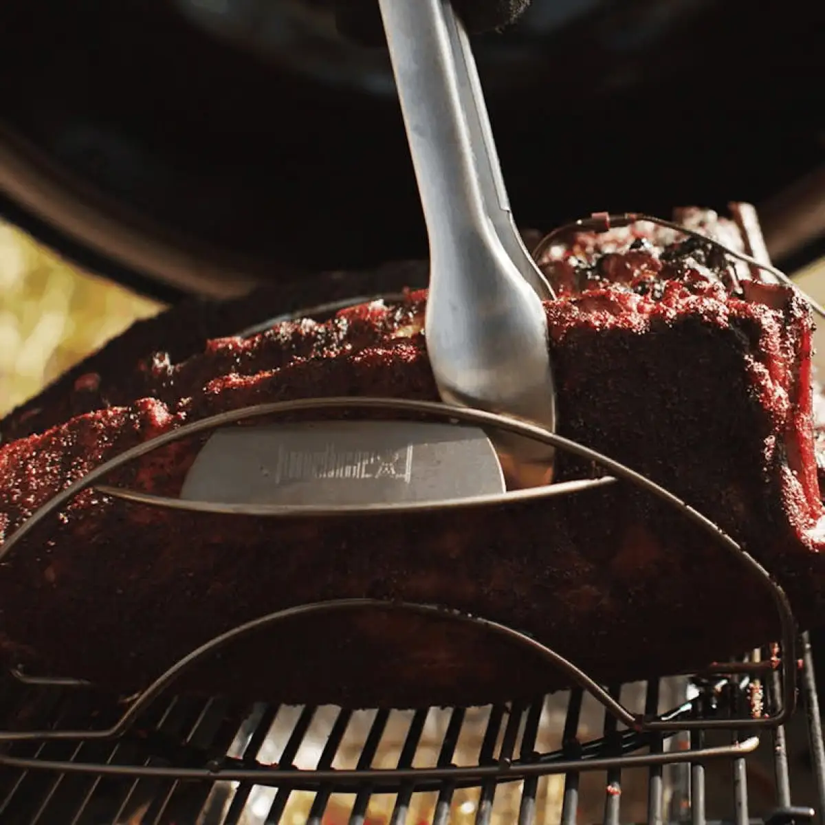 Weber Original Plated Stainless Steel Rib Grilling Rack