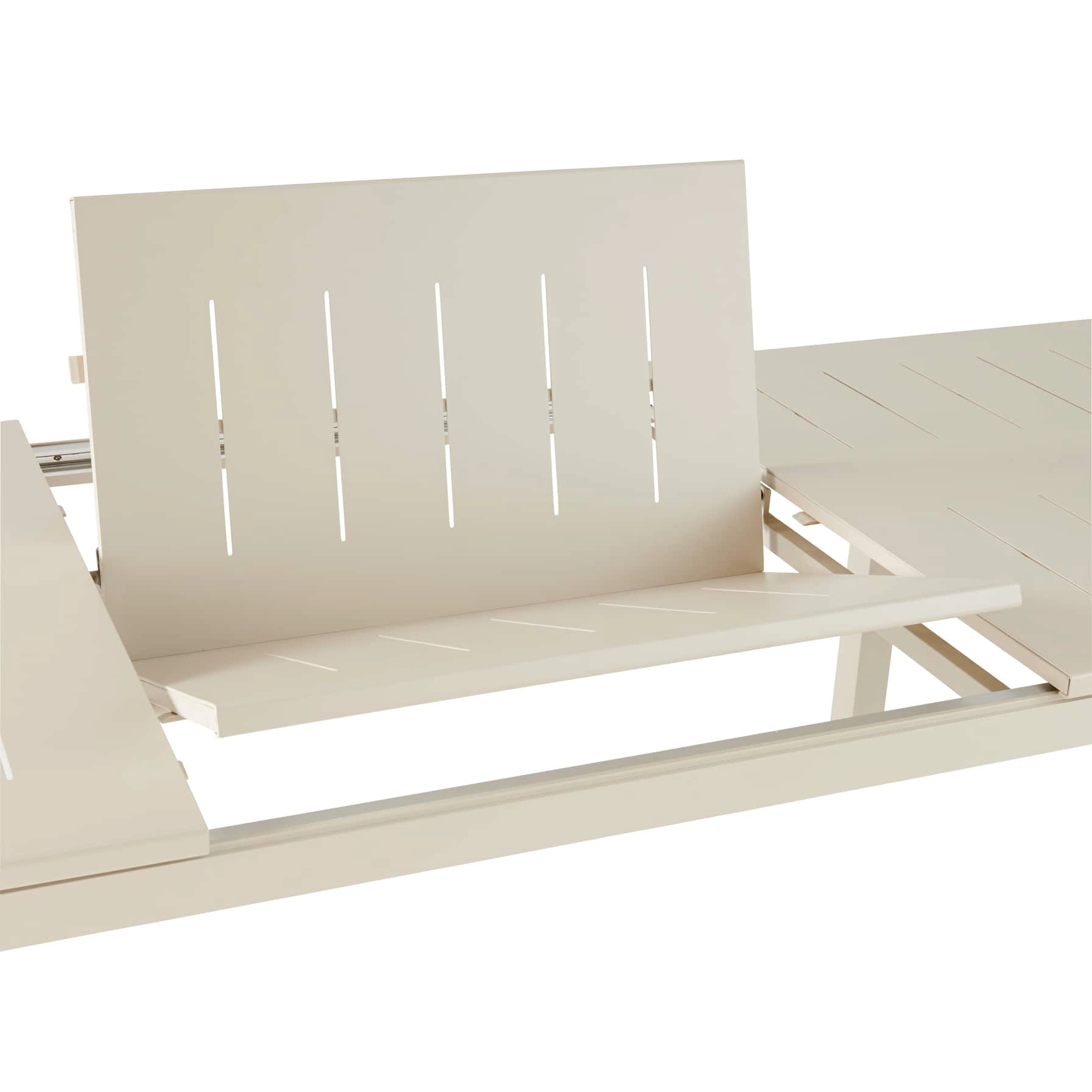 Santorin Aluminium Extendable Garden Table GoodHome (180 x 100 x 75 cm)