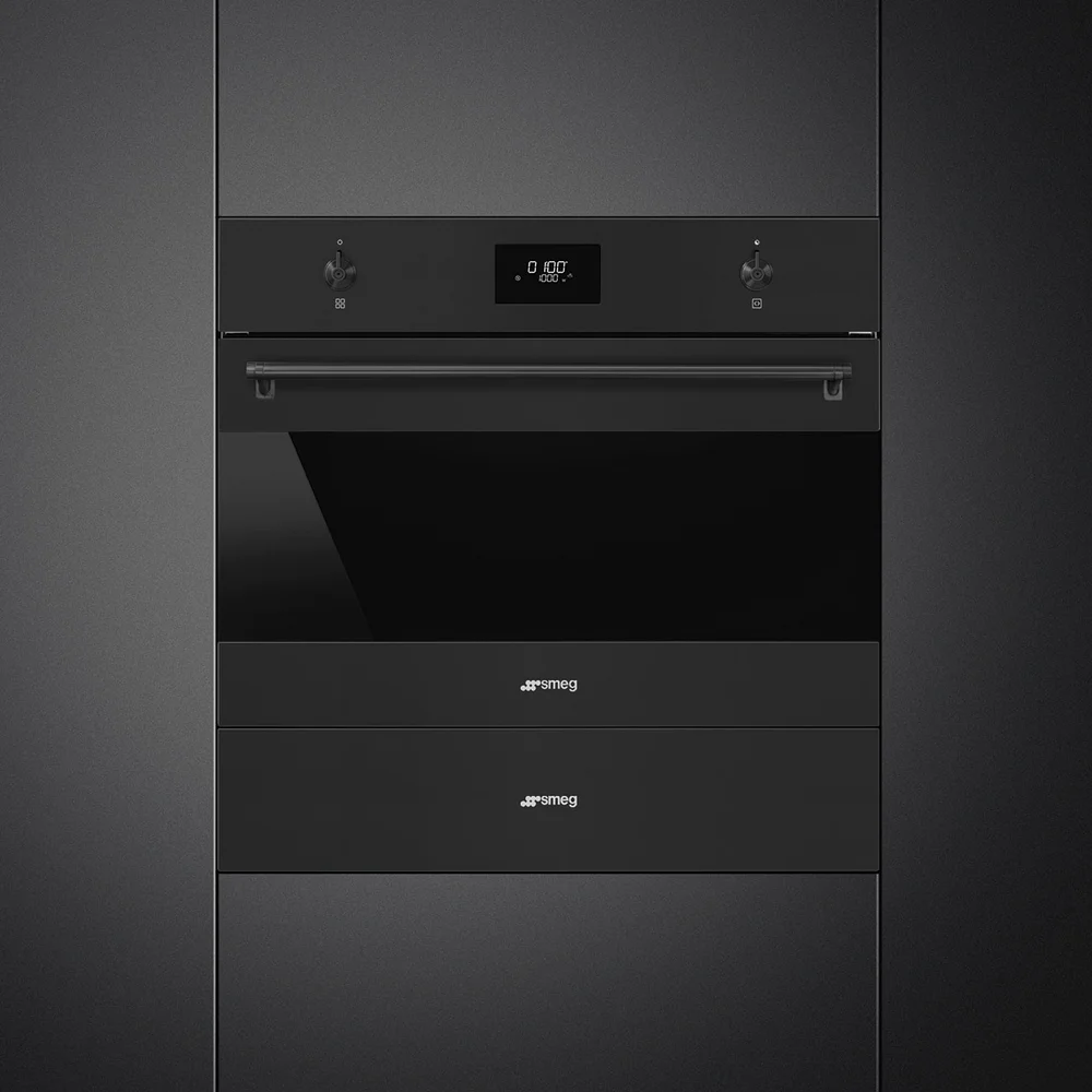 Smeg Classica Aesthetic Built-In Warming-Drawer W/Knob, CPR315N (21 L)