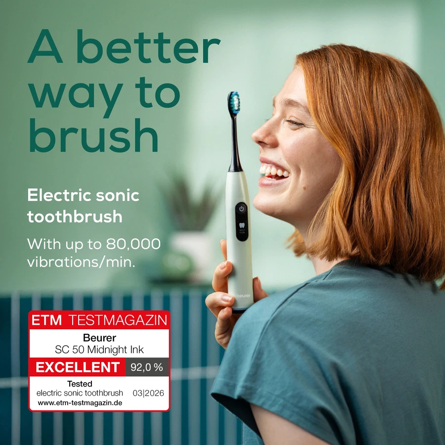 Beurer Electric Sonic Toothbrush (Ocean Breeze)