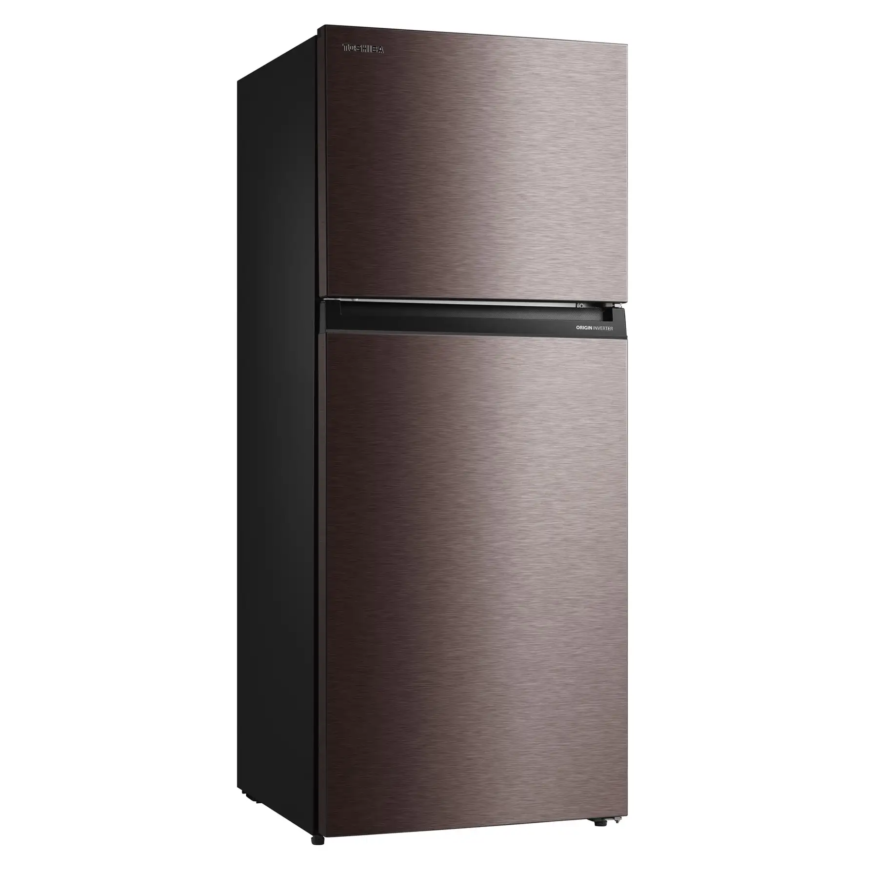 Toshiba Free-standing 2 Door Refrigerator GRRT559WE-PM (411 L) + Free Standing Front Load Washer Dryer BM110GF4B(WS) (7 kg Dry, 1400 rpm)