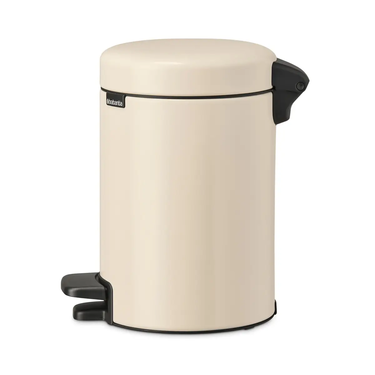 Brabantia Newicon Stainless Steel Lid Pedal Bin (23.5 x16.8 x 26.4 cm, 3 L, Beig)