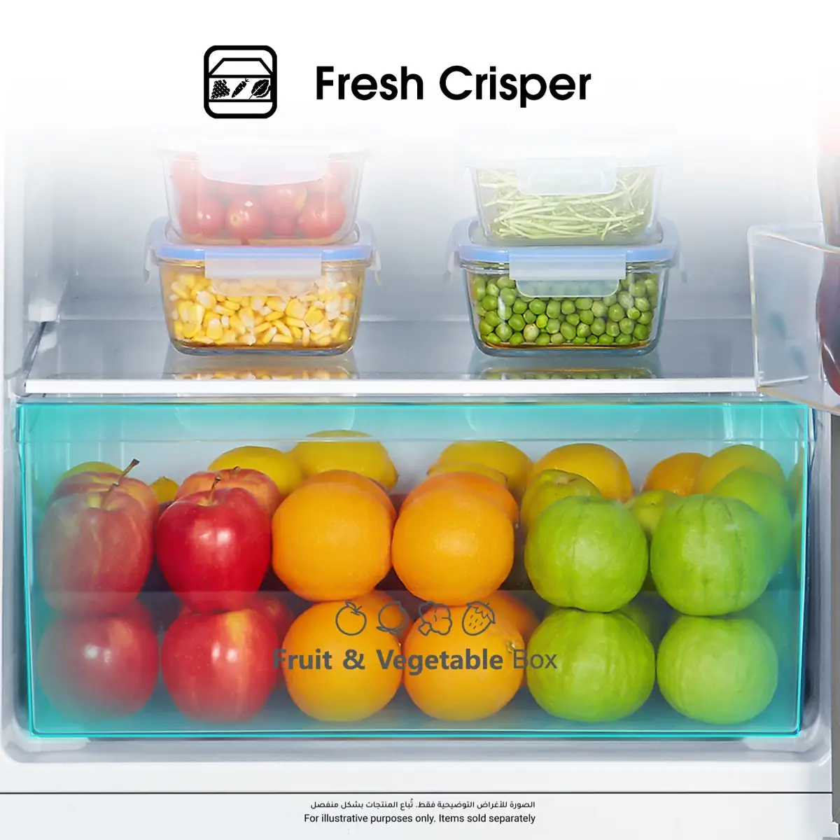 Hisense Freestanding Top Mount Refrigerator, RT3N418NAI (326 L)