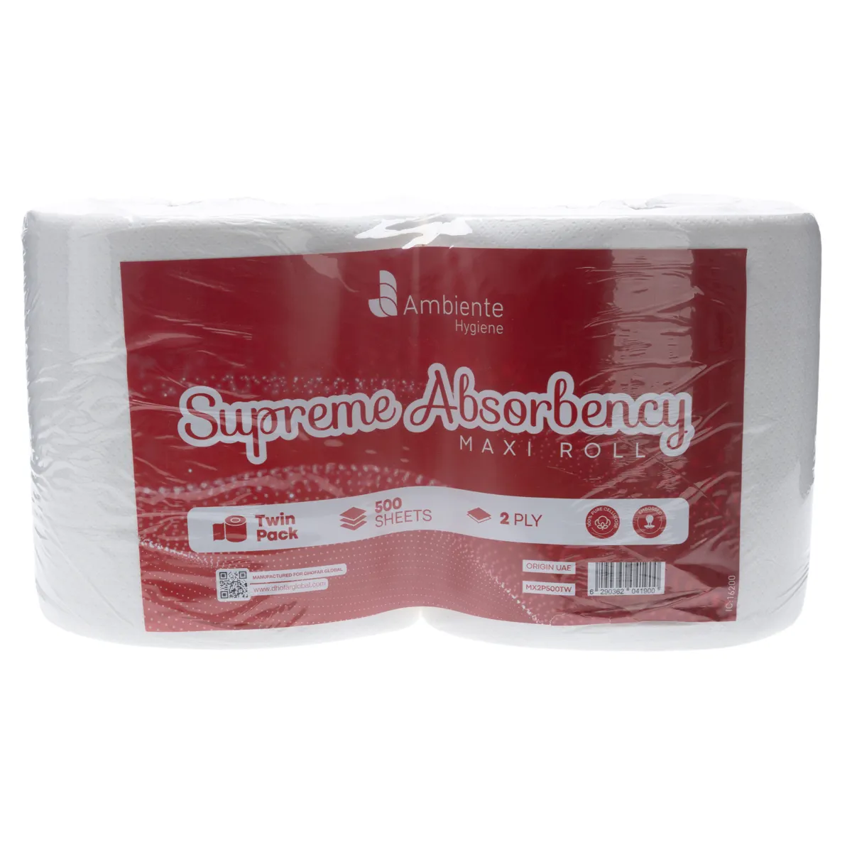 Ambiente Hygine Maxi Roll Twin Pack (2 Pc., 500 Sheet)