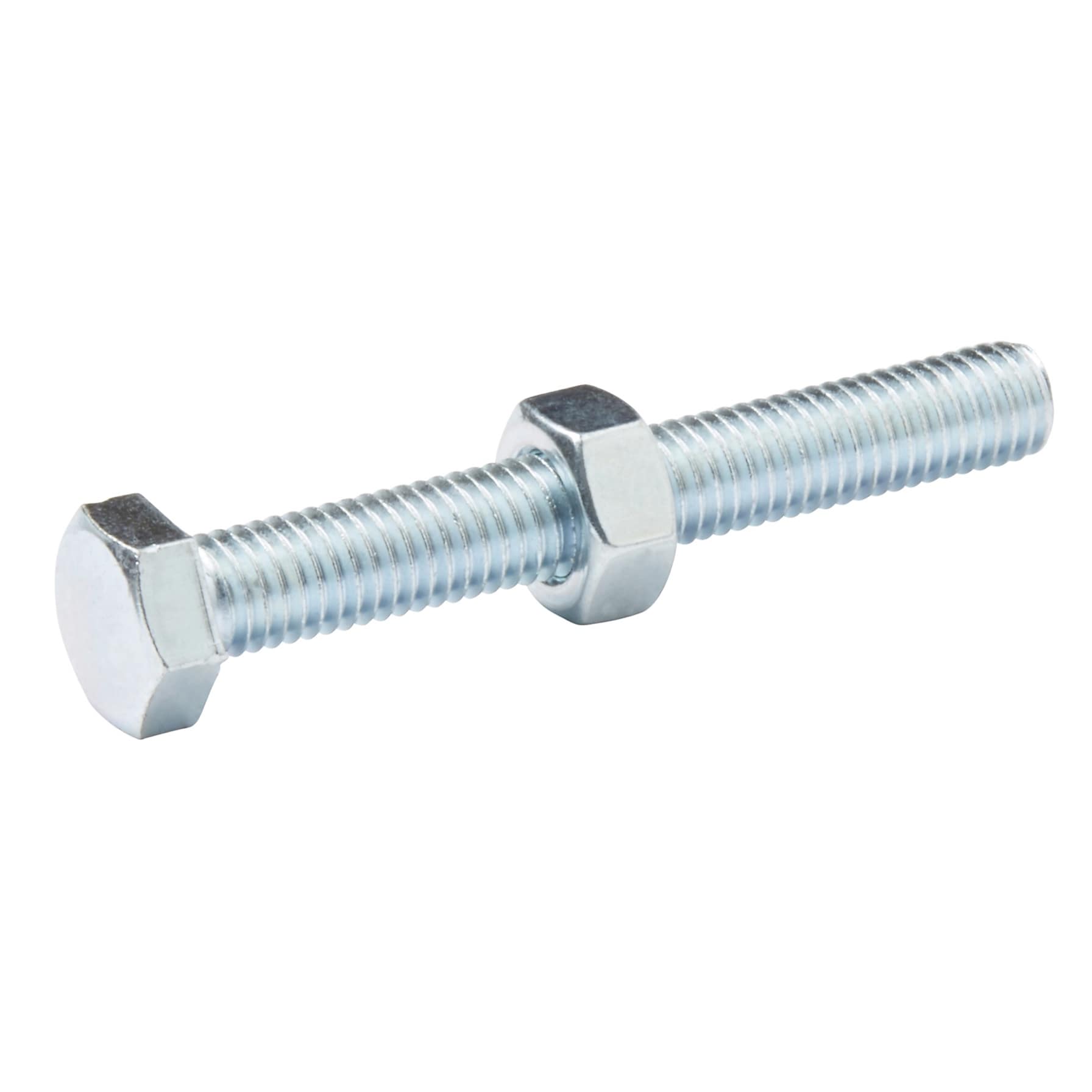 Diall Hex Carbon Steel Bolt & Nut Set (6 cm, 10 Pc.)