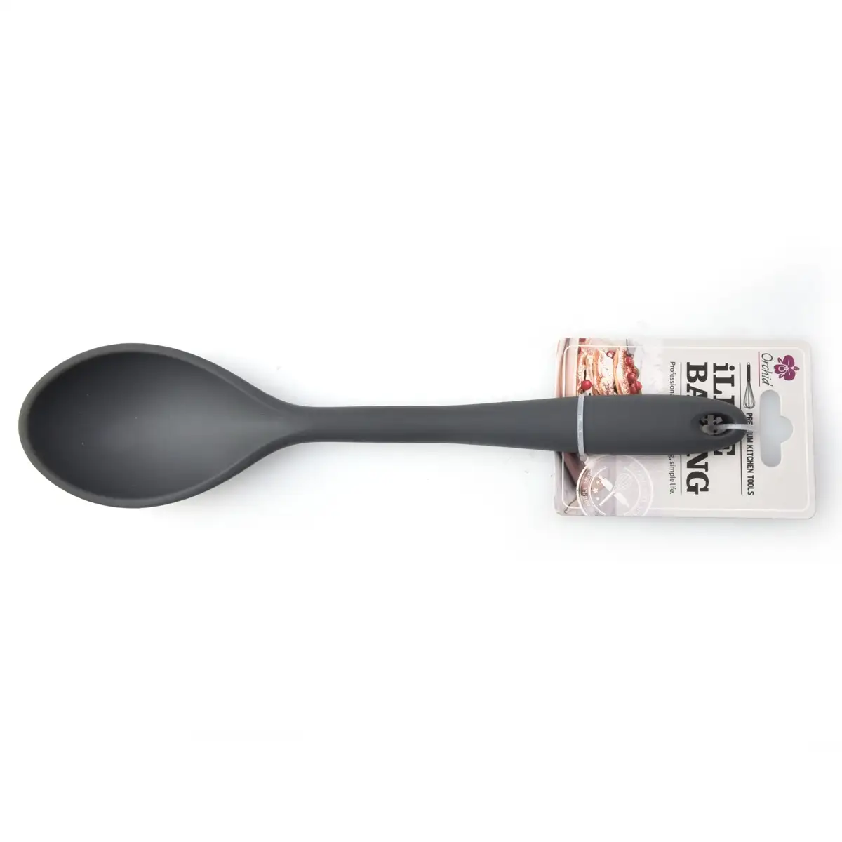 Orchid Ilb Silicone Serving Spoon (L. 27.5 cm, Grey)
