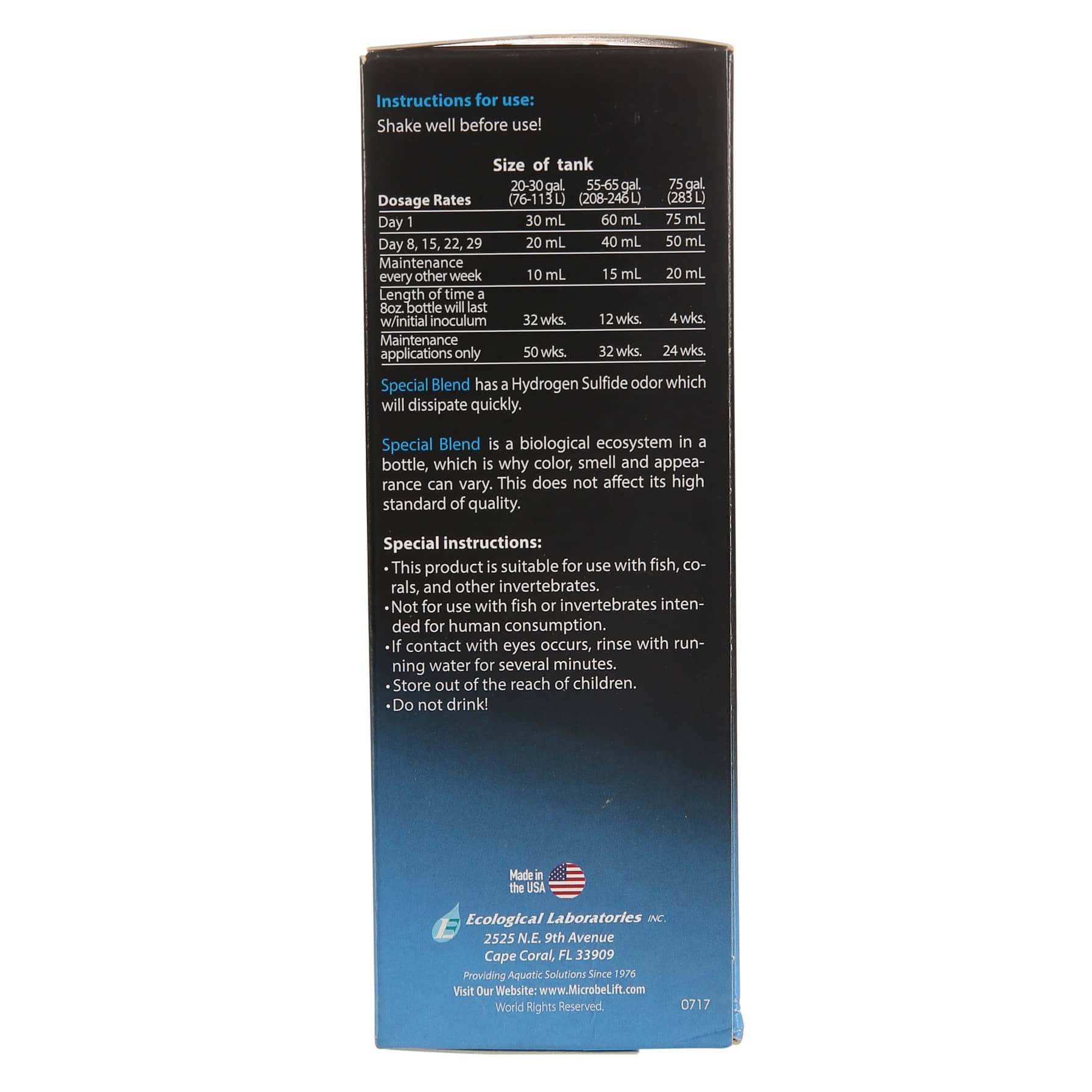 Microbe-Lift Special Blend For Salt & Freshwater Aquariums (251 ml)
