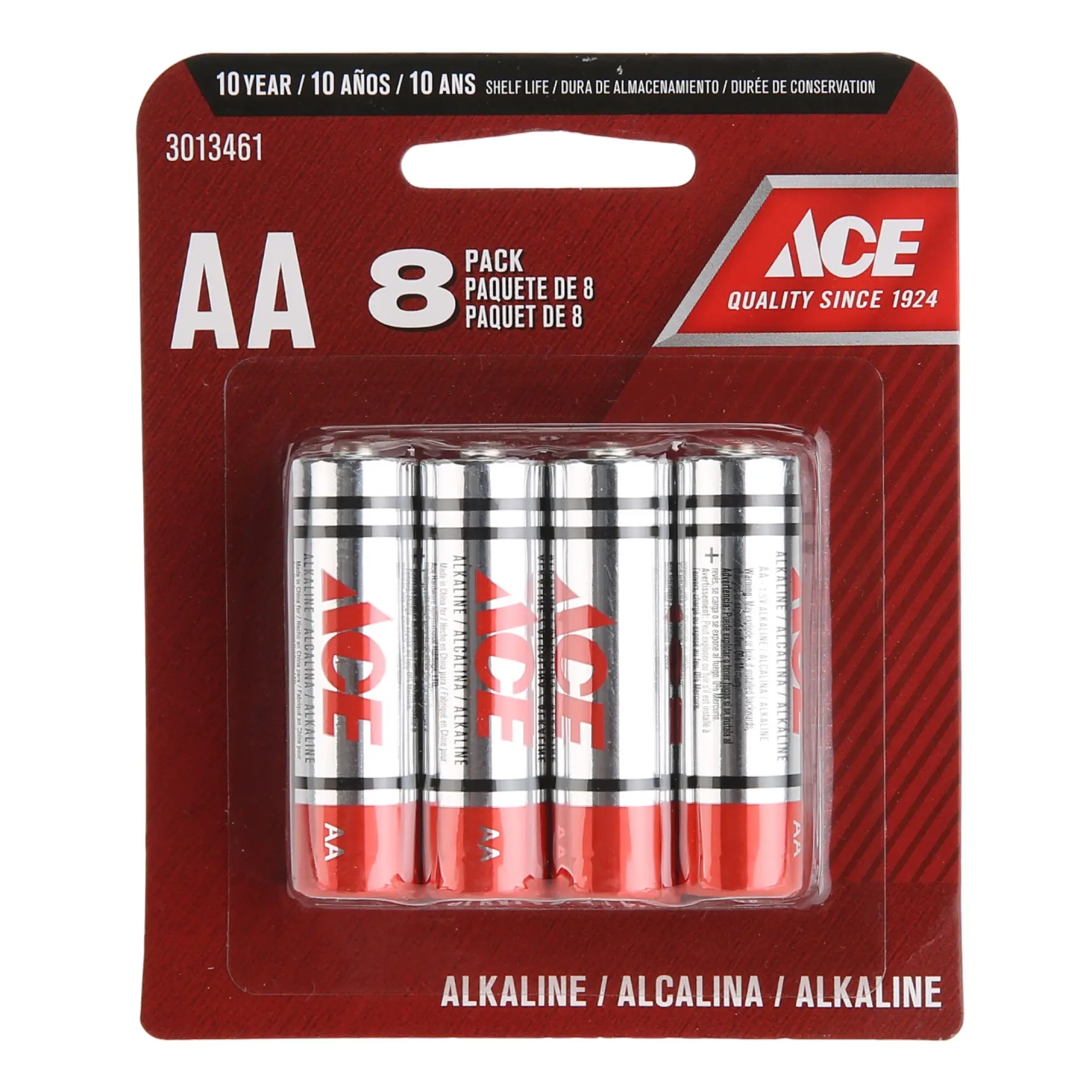 ACE AA Alkaline Battery Pack (8 Pc.)