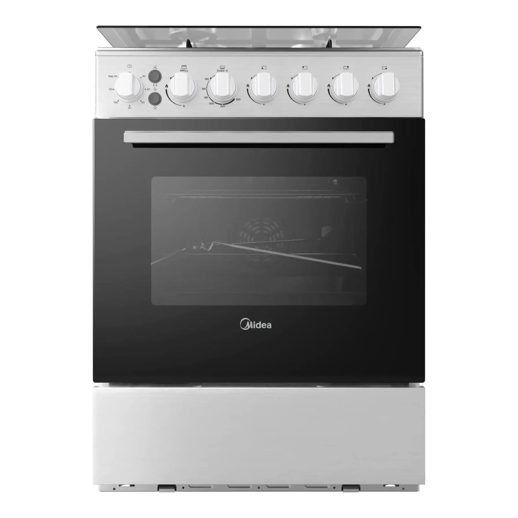Midea Convention Gas Cooker W/Oven, EME6060-C (59.5 x 60 x 85.5 cm)