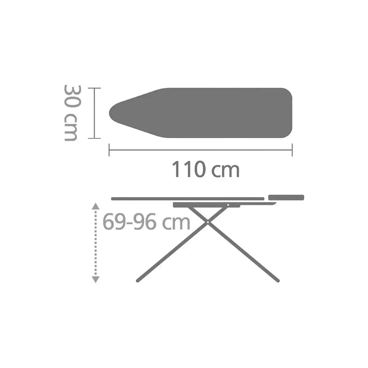 طاولة كوي برابانتيا (110 × 30 سم، ألوان متنوعة)