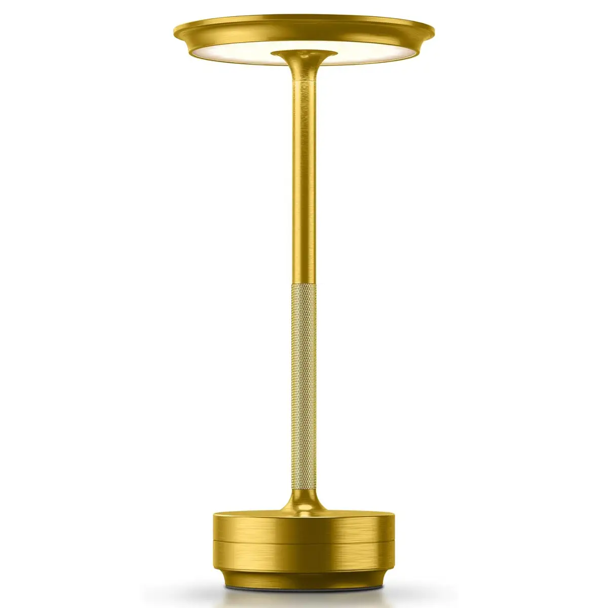 Levin Table Lamp Dimmable USB Charger (Gold, 5 W)