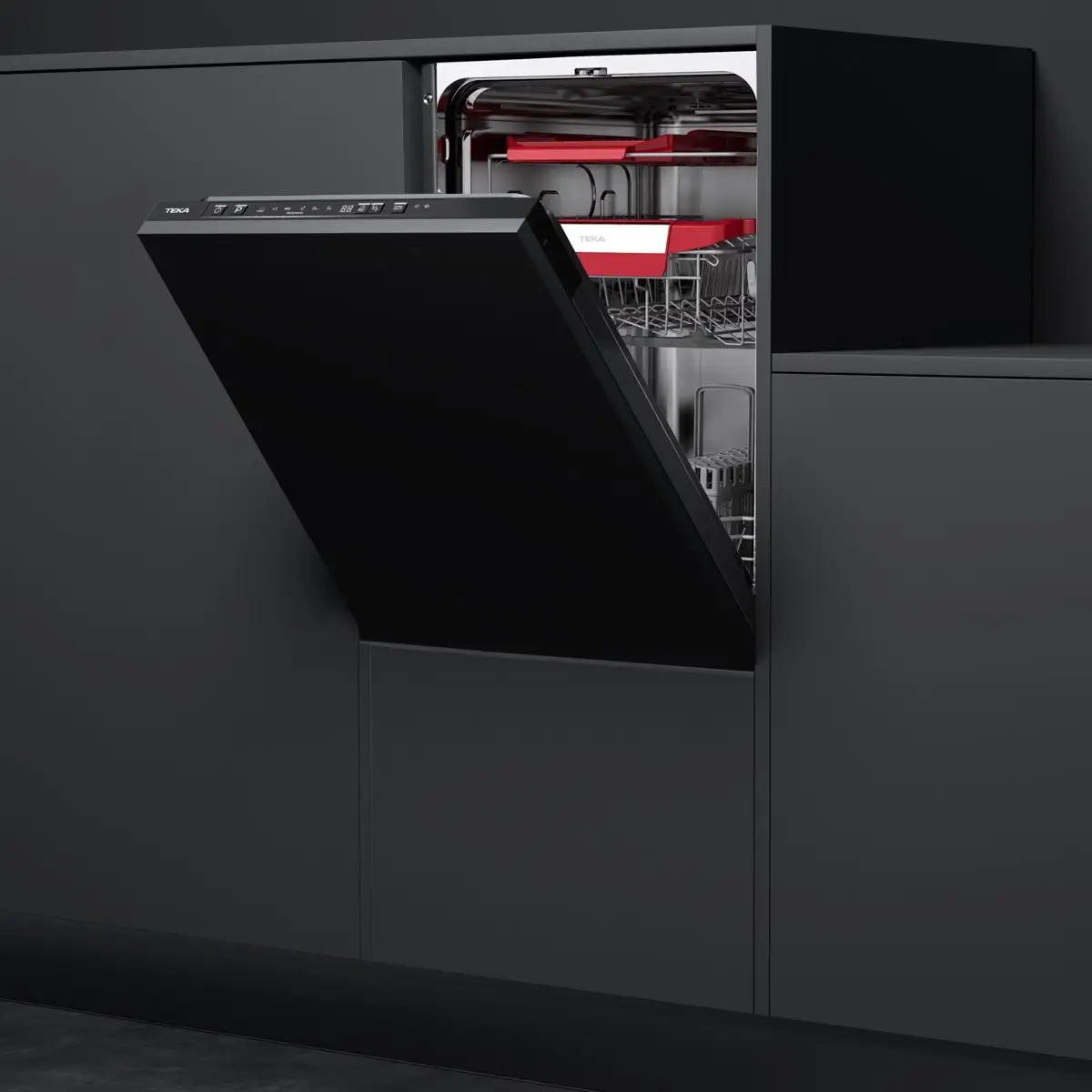 Teka Built-In Compact Dishwasher, DFI 44800 (10 Place Setting)
