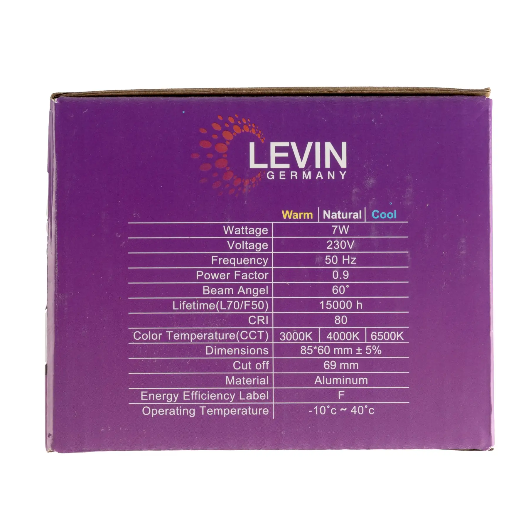 Levin LED COB Spotlight (7 W, Natural White)