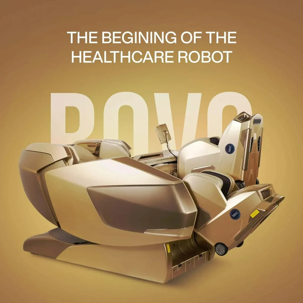 Rotai AI Robotic Massage Chair, RT8802 (Sleek Golden)