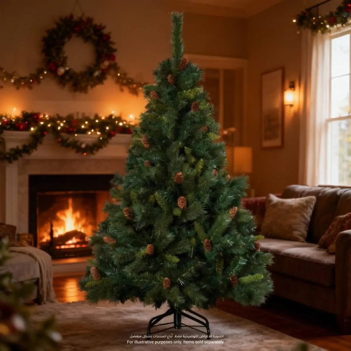 Feeric Royal Majestic Artificial Festive Tree (107 x 180 cm)