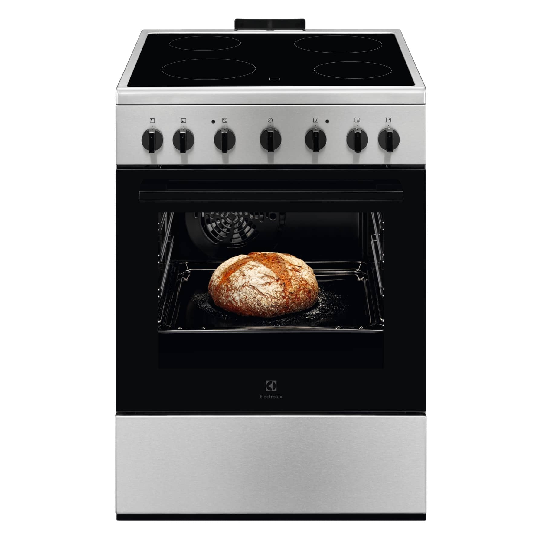 Electrolux Freestanding 4-Burner Electric Cooker, LKR620002X (60 x 60 x 85 cm)