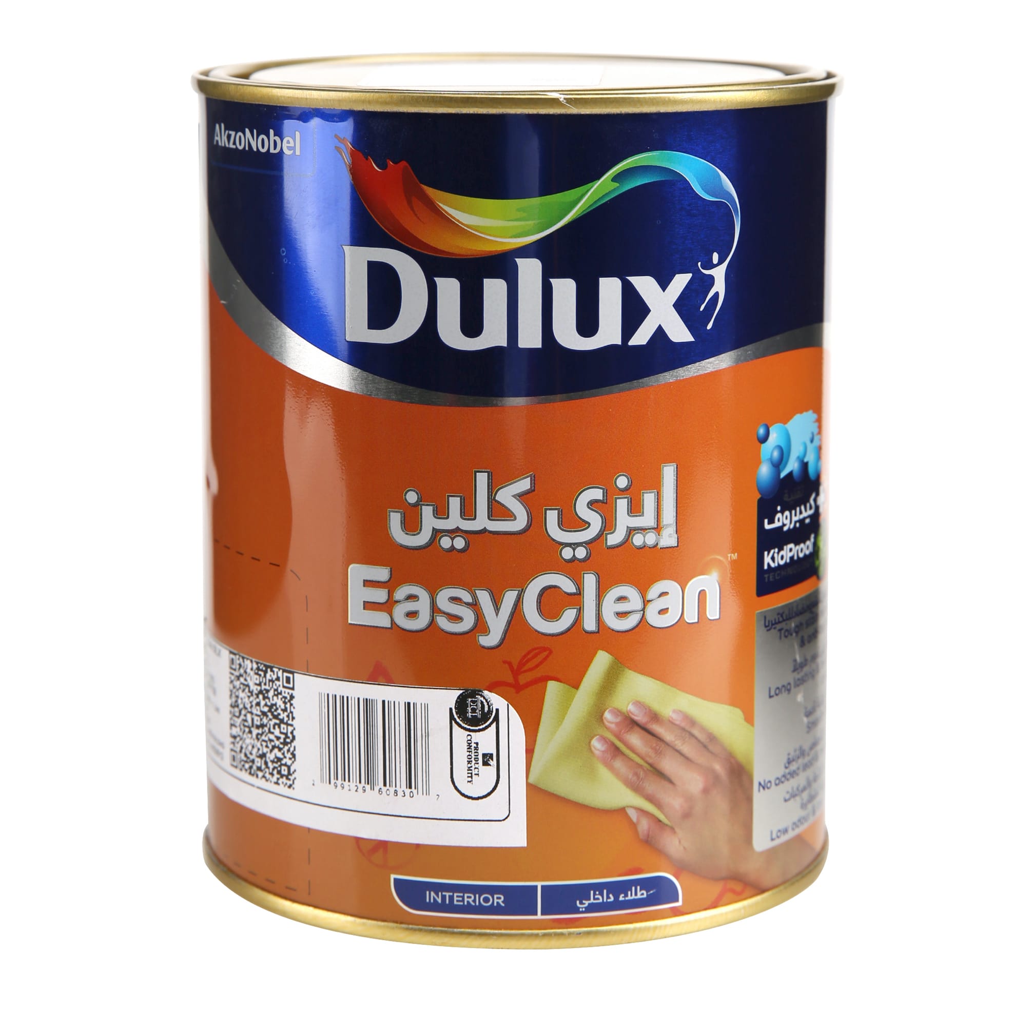 دهان حريري إيزي كلين دولوكس (سعة 1 لتر، أبيض)