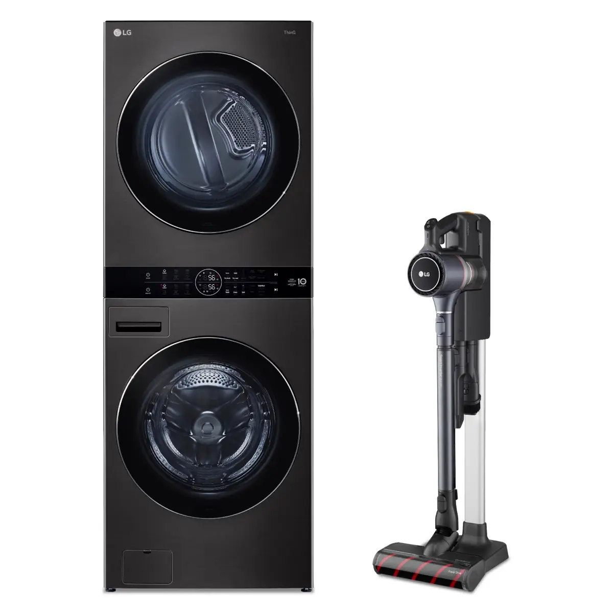LG WashTower 19 Kg Front Load Washer Dryer, W1S1CVK2EHM/A9N-CORE (16 Kg Dry)