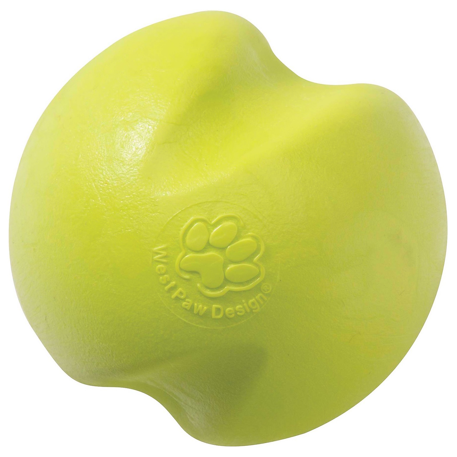 West Paw Jive Dog Chew Toy Ball (Green, Small)