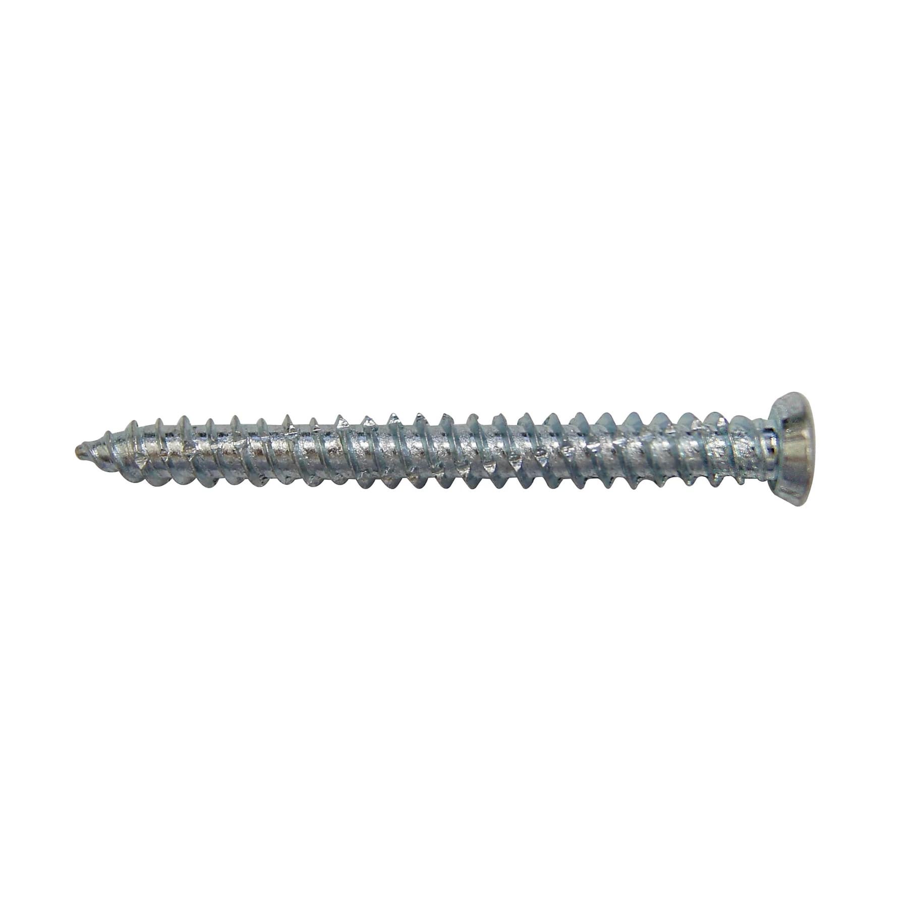 Diall Zinc-Plated Steel Concrete Screw Pack (7.5 x 152 mm, 6 Pc.)