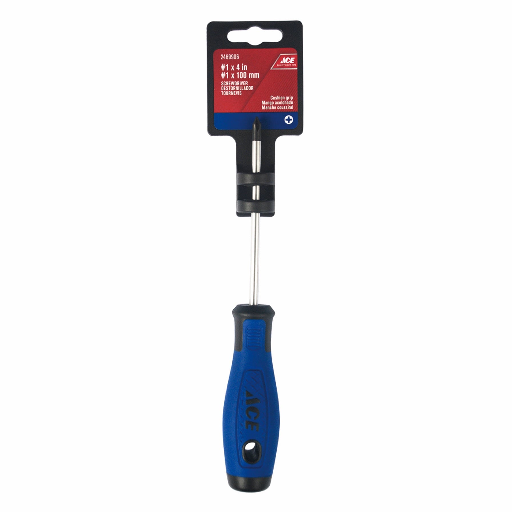 Ace Phillips Cushion Grip Screwdriver (No. 1 x 100 mm)