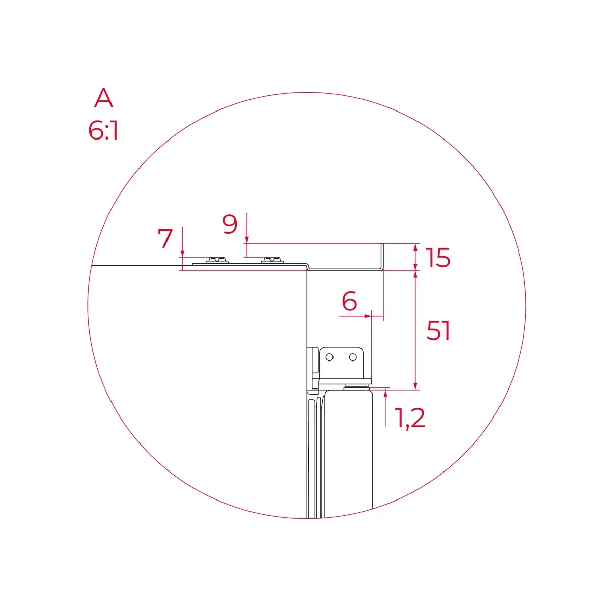 Teka No Frost Built-In Refrigerator, RSL 73380 ME (281 L)