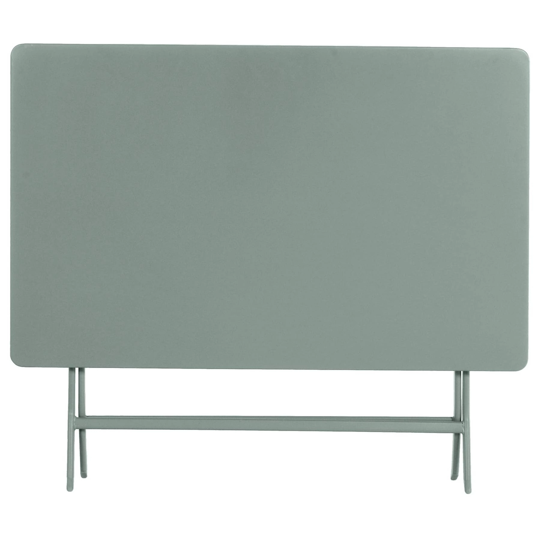 Greensboro Steel Folding Rectangle Table (110 x 70 x 71 cm, Olive)