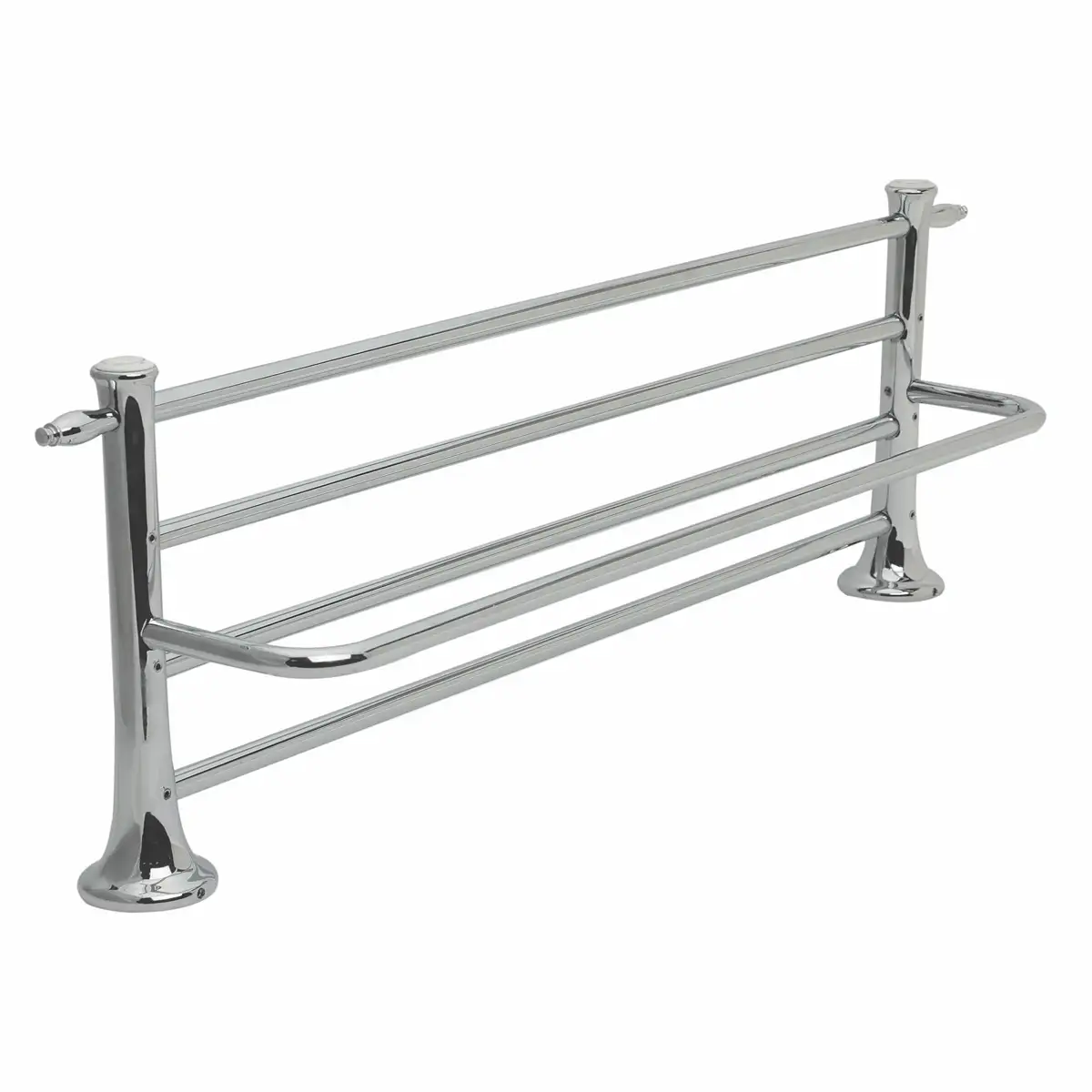 Bold Victoria Double Towel Rack (64.5 x 21.5 cm, Chrome)