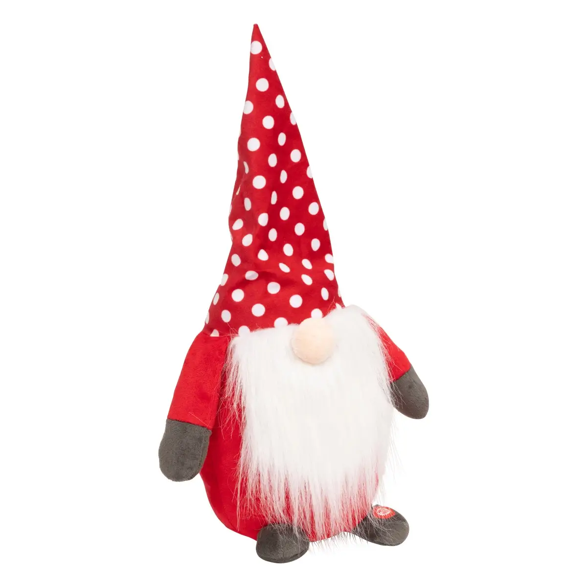 Feeric Battery-Operated Musical Gnome Figure with Motion (1 Pc, 24 cm)