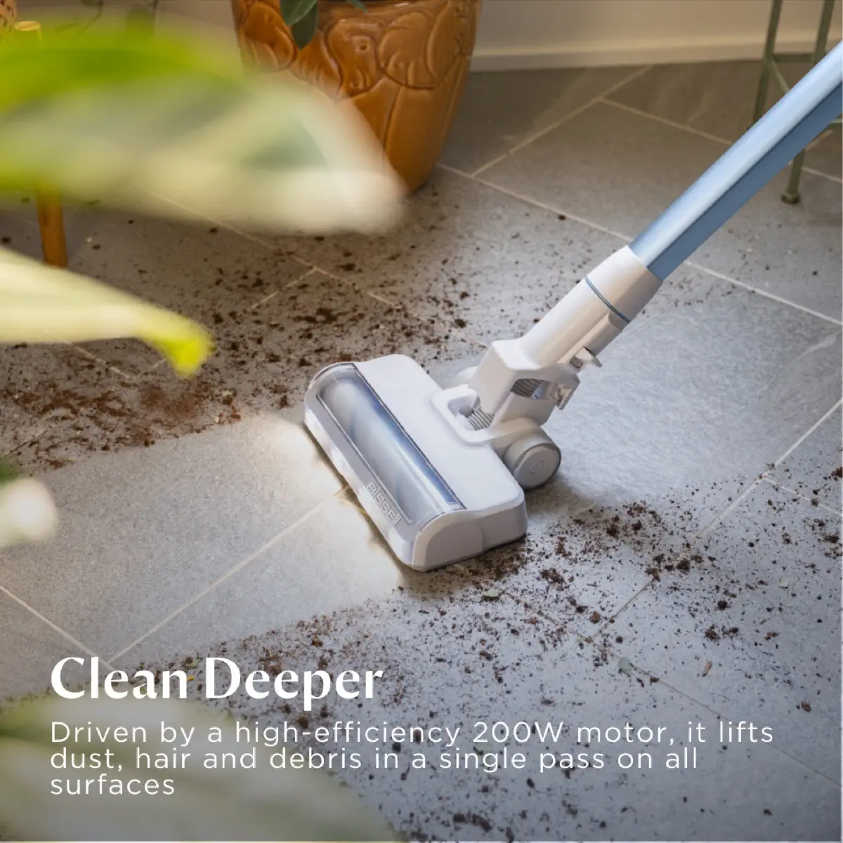 Bissell Power Clean Furguard Cordless Stick Vacuum Cleaner, 4316E (200 W)