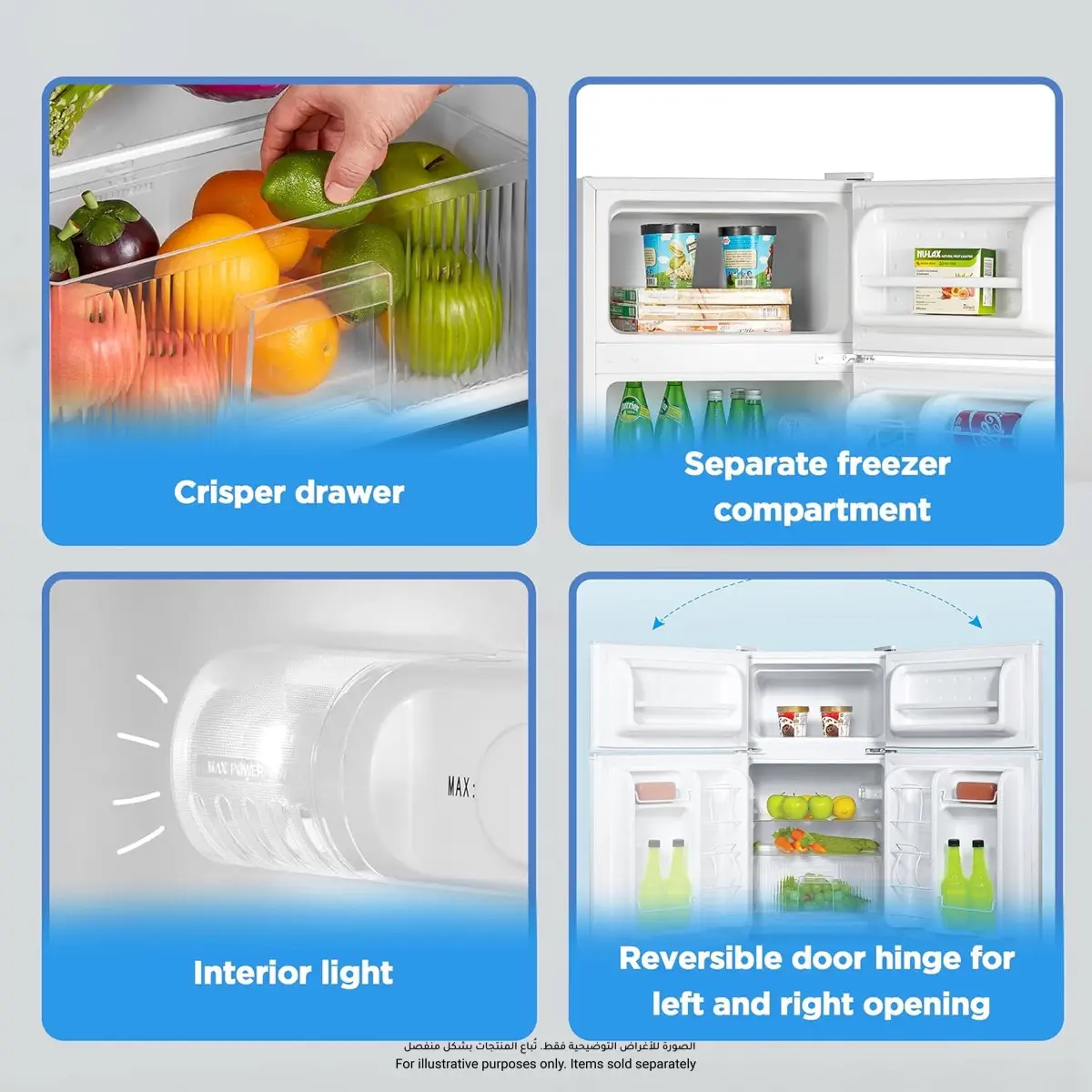 Midea Top Mount Refrigerator, MDRT134FGE01AE (134 L, White)