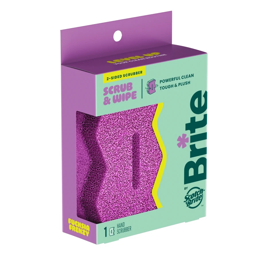 Scotch-Brite Scrub & Wipe Scrubber Pack, BRSW-PI-6