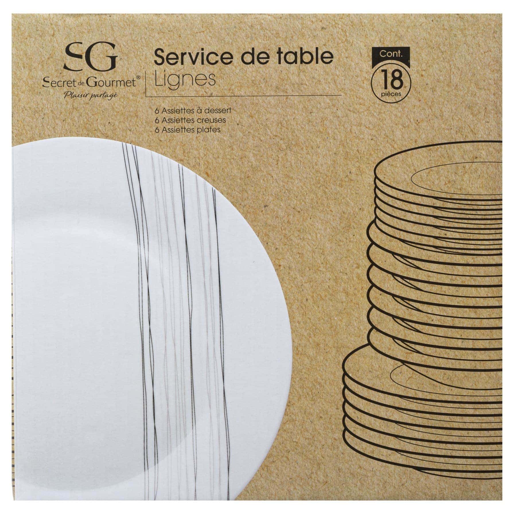 SG Porcelain Dinner Set (18 Pc.)