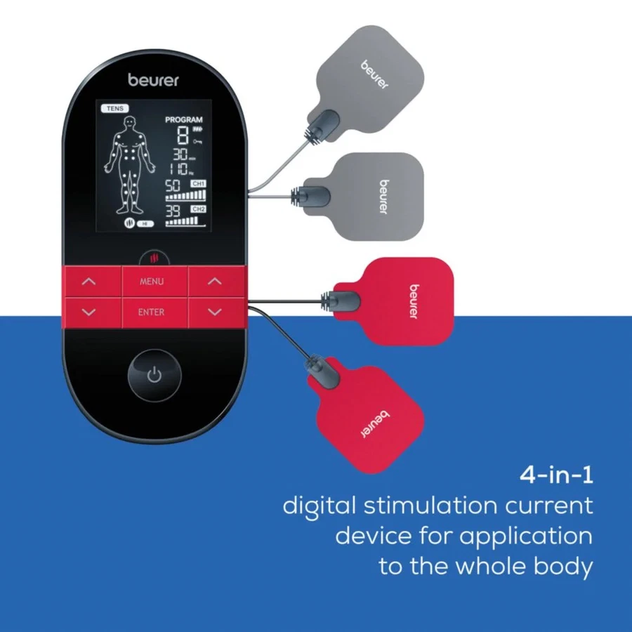 Beurer Digital TENS & EMS W/Heat Function, EM59