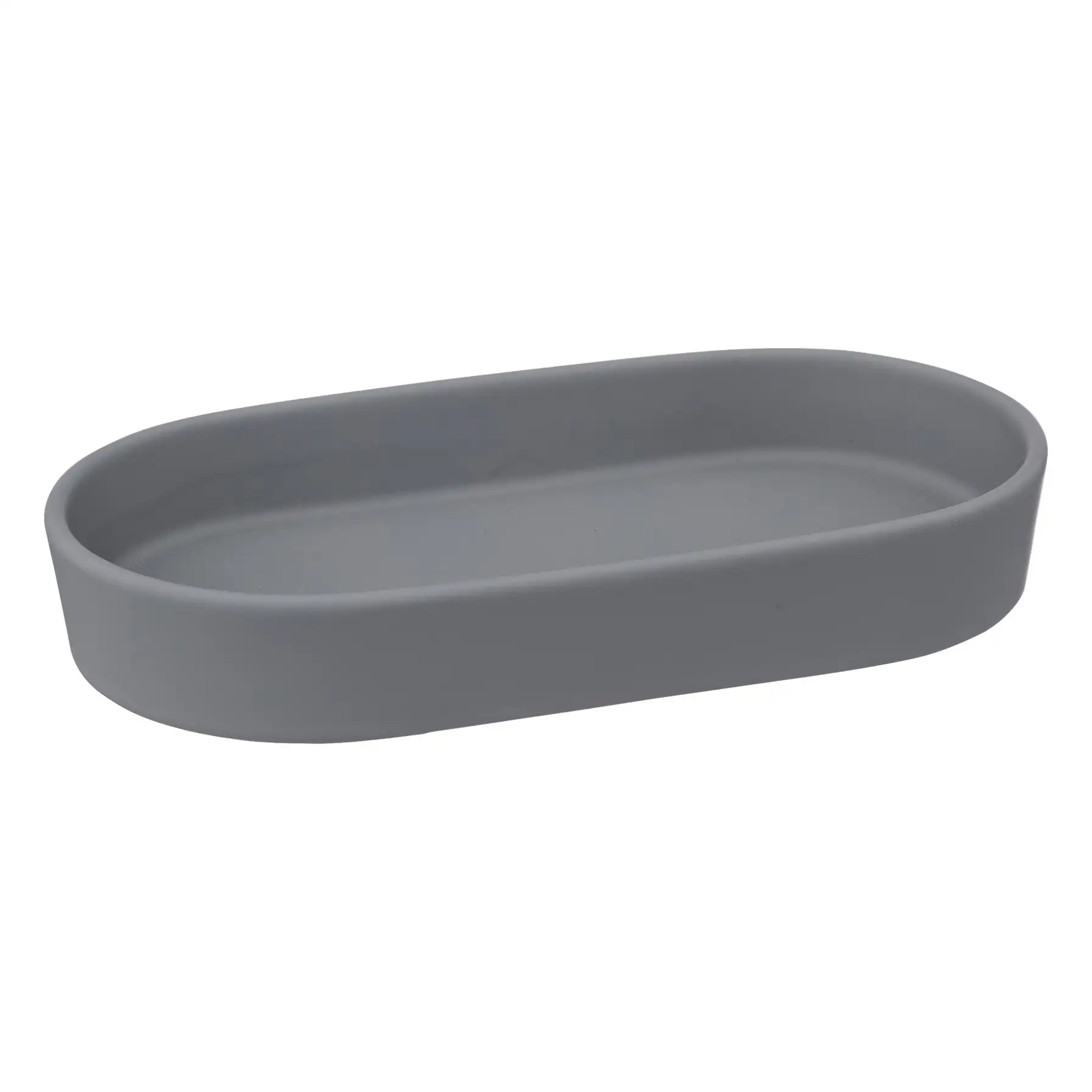 5Five Stoneware Soap Dish (19.3 x 10.6 x 3 cm, Pebble Gray)