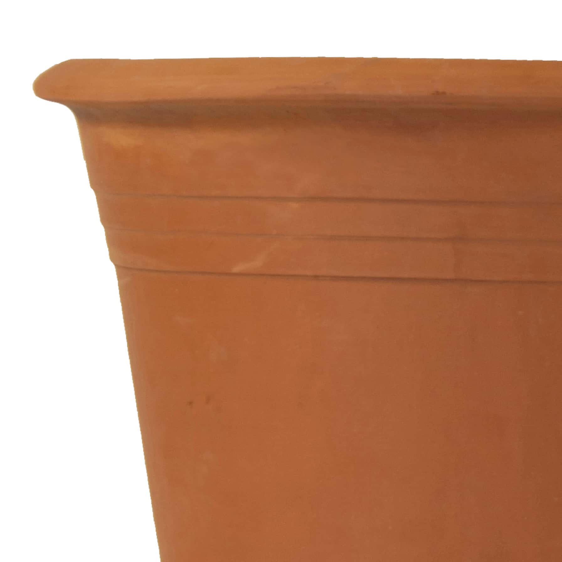 Glazed Terracotta Sparta Epsilon Plant Pot Generic (24 x 24 x 18.5 cm, Small)