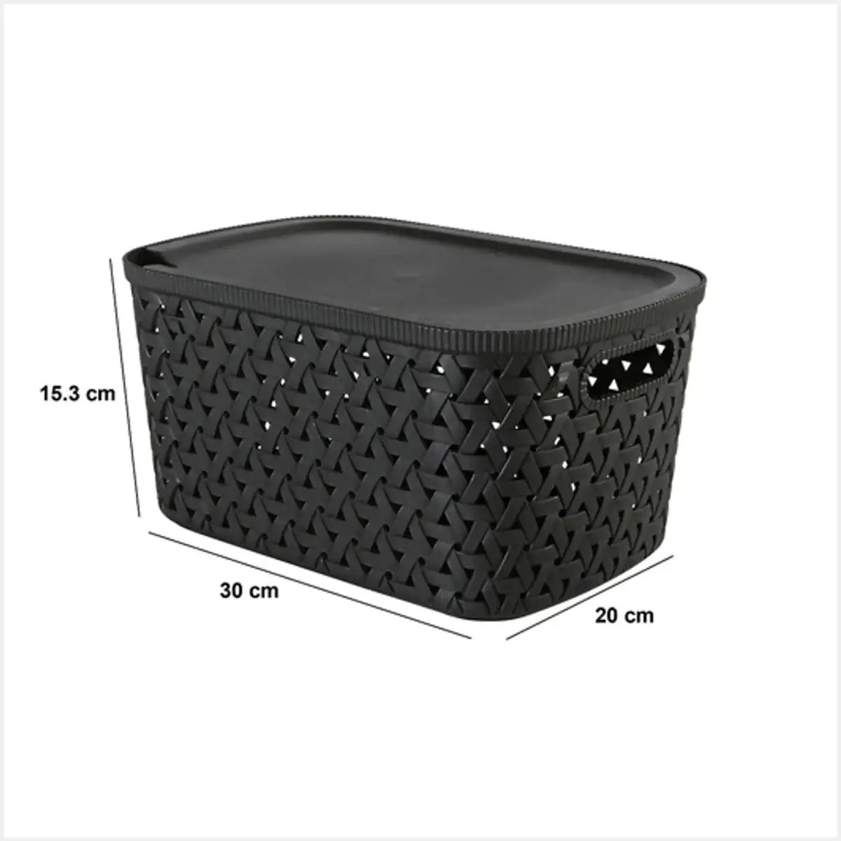 5Five Tressy Storage Basket (6.7L, Black)