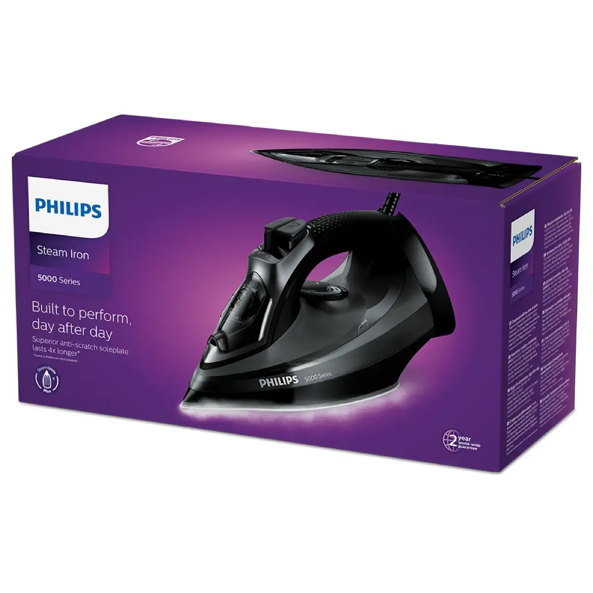 Philips Steam Iron, DST5040/86 (Black, 2600 W)