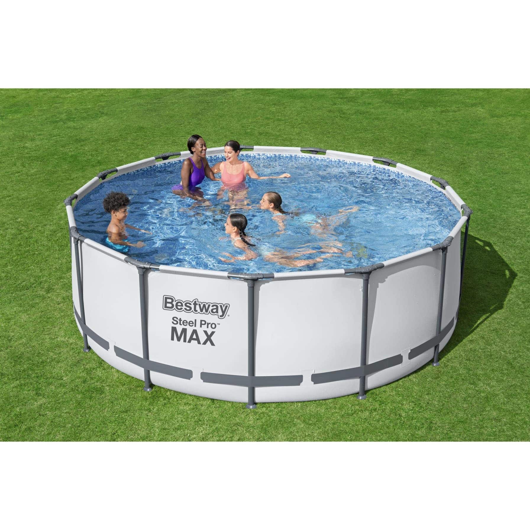 Bestway Pro Max Steel Pool Set (39.6 x 1.22 m, 4 Pc.)