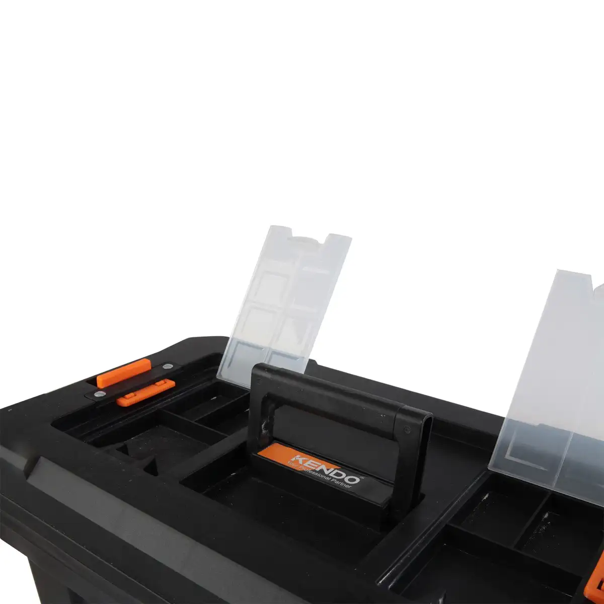 Kendo Mobile Plastic Tool Box with Wheels  (60 x 30 x 39 cm)