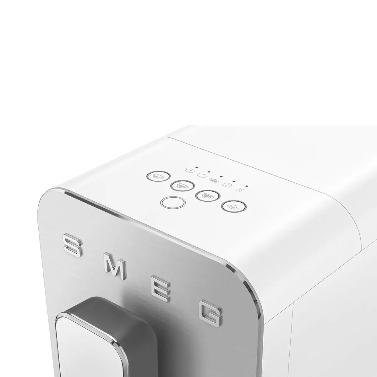 SMEG Collection Automatic Coffee Machine, BCC12WHMUK (White, 1350 W, 1.4 L)