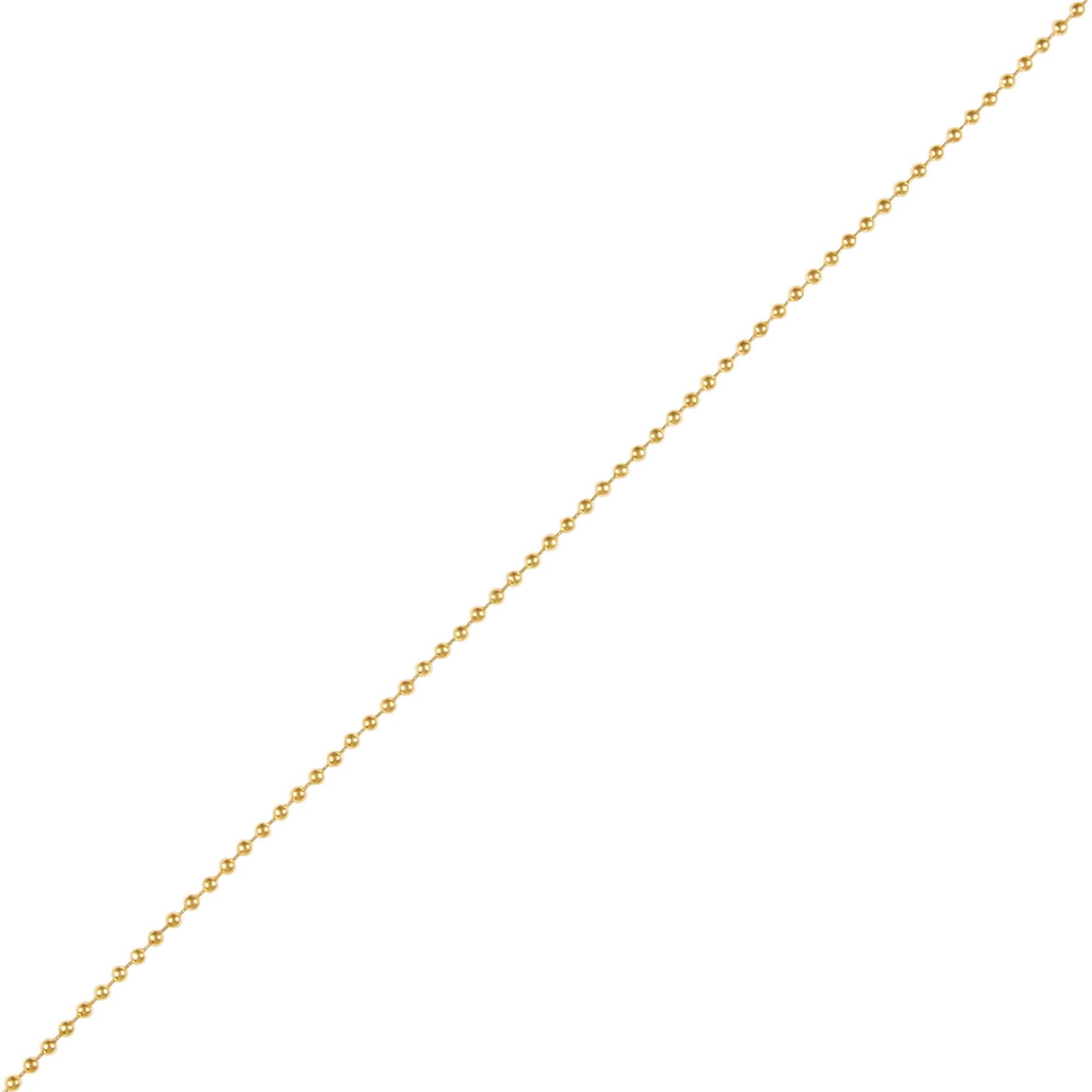 Diall Brass-Plated Steel Bead Chain (3 mm x 2.5 m)