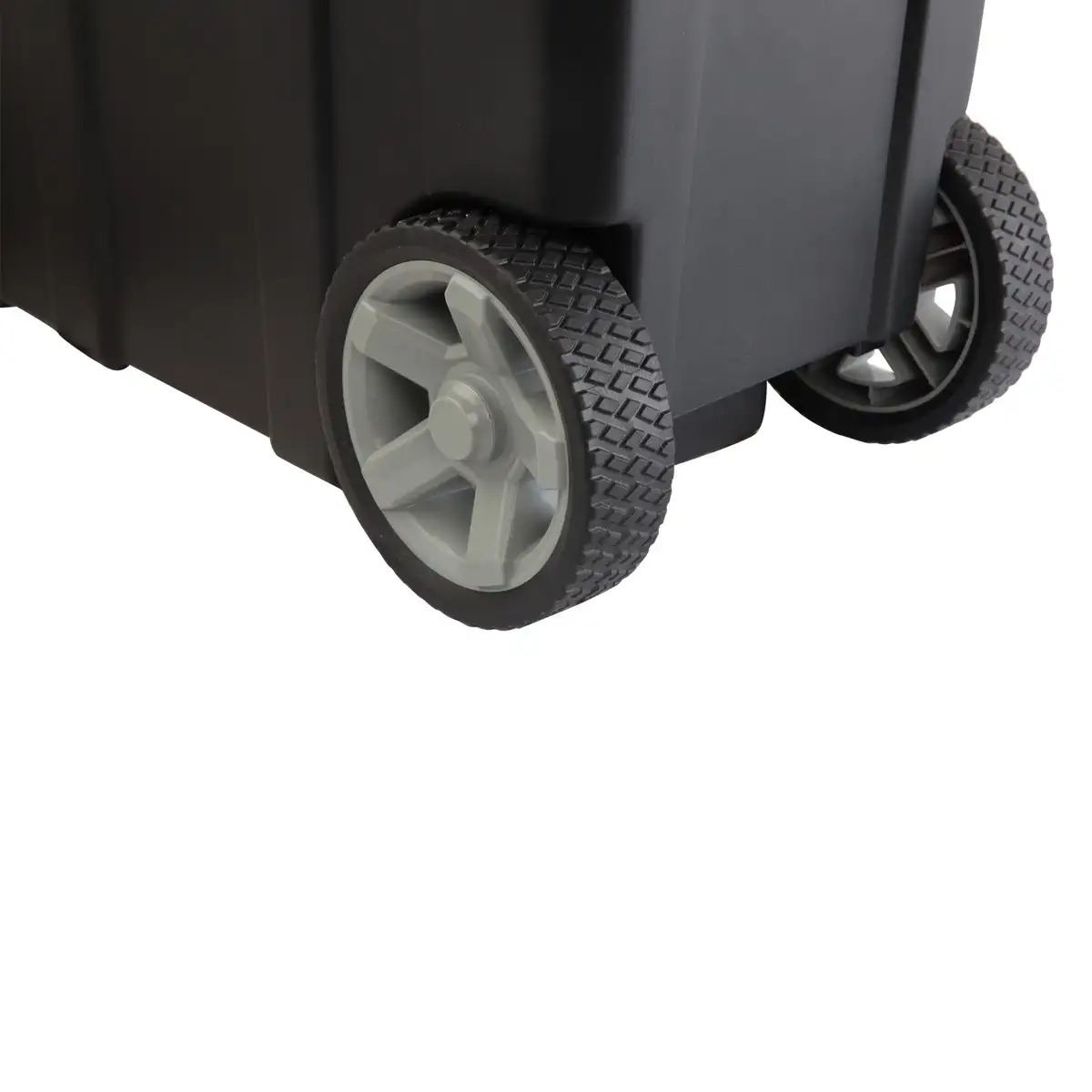 Kendo Mobile Plastic Tool Box with Wheels  (60 x 30 x 39 cm)
