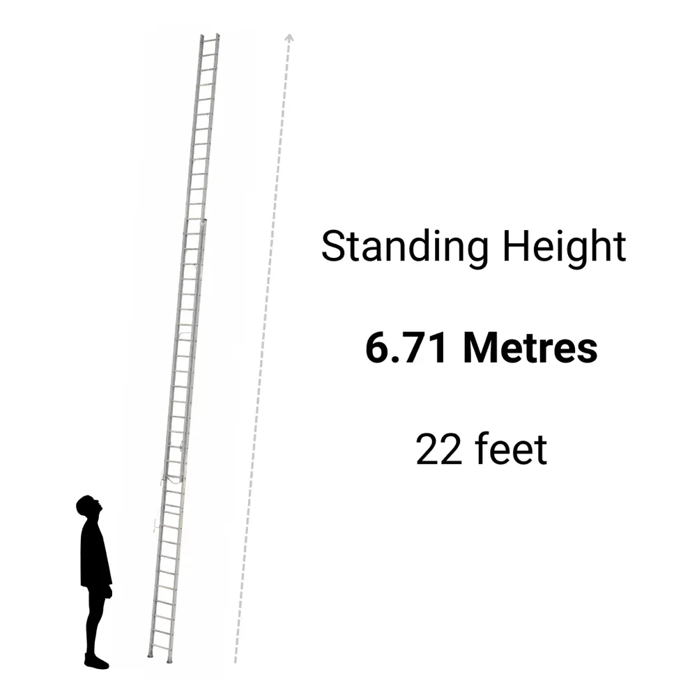 Liberti Aluminium Extension Ladder (6.71 m)