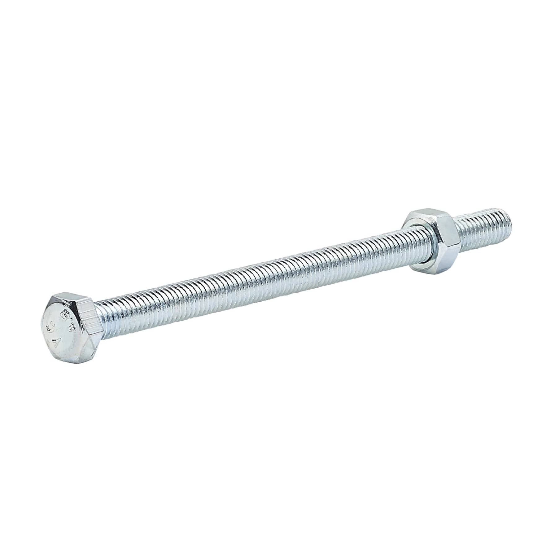 Diall Zinc-Plated Carbon Steel Hex Nut & Bolt Pack (M8 x 120 mm, 10 Pc.)