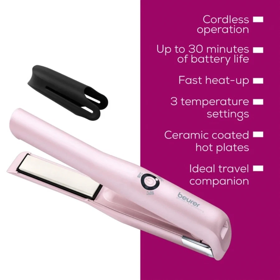 Beurer Cordless Hair Straightener, HS20