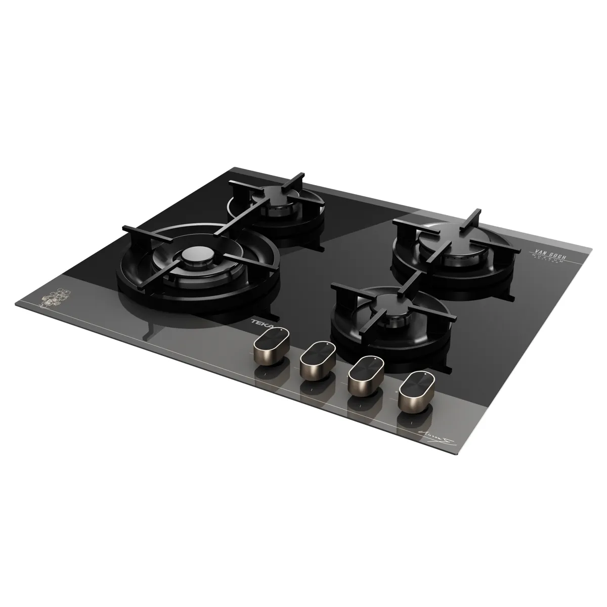Teka Van Gogh Museum Edition Built-In 4-Burner Gas Hob, GBC 64 VB VG (51 x 60 x 9.5 cm)